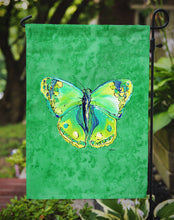 Load image into Gallery viewer, Butterfly Green on Green Garden Flag – Decorative Outdoor Yard Flag