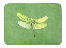 Load image into Gallery viewer, Dragonfly on Avacado Machine Washable Memory Foam Mat 8864RUG