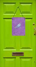 Load image into Gallery viewer, Dragonfly on Purple Aluminium Metal Wall or Door Hanging Prints