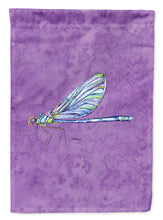 Load image into Gallery viewer, Dragonfly on Purple Garden Flag – Decorative Outdoor Yard Flag