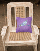 Load image into Gallery viewer, Dragonfly on Purple   Canvas Throw Pillow - 14x14 Decorative Pillow – Art for Your Home &amp; Patio