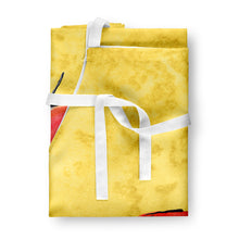 Load image into Gallery viewer, Lady Bug on Yellow Apron – Artist-Designed Kitchen, BBQ &amp; Craft Apron