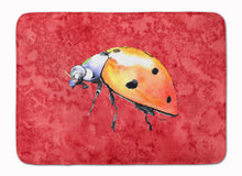 Load image into Gallery viewer, Lady Bug on Red Machine Washable Memory Foam Mat 8868RUG