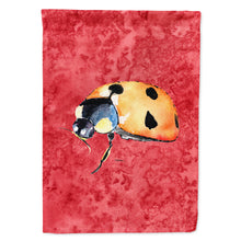 Load image into Gallery viewer, Lady Bug on Red Flag Canvas House Size