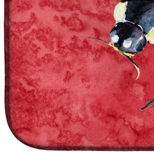 Load image into Gallery viewer, Lady Bug on Red Dish Drying Mat – Absorbent, Artistic Kitchen Essentials 8869DDM
