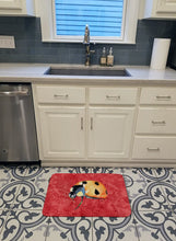 Load image into Gallery viewer, Lady Bug on Red Machine Washable Memory Foam Mat 8869RUG
