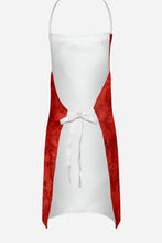 Load image into Gallery viewer, Lady Bug on Deep Red Apron – Artist-Designed Kitchen, BBQ &amp; Craft Apron