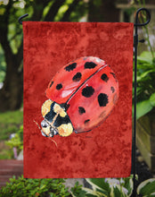 Load image into Gallery viewer, Lady Bug on Deep Red Garden Flag – Decorative Outdoor Yard Flag