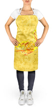 Load image into Gallery viewer, Flamingo on Yellow Apron – Artist-Designed Kitchen, BBQ &amp; Craft Apron