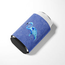 Load image into Gallery viewer, Flamingo On Slate Blue Can or Bottle Beverage Insulator Hugger