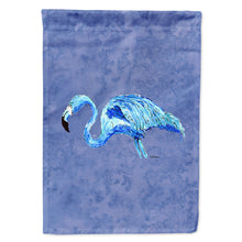 Load image into Gallery viewer, Flamingo On Slate Blue Flag Canvas House Size