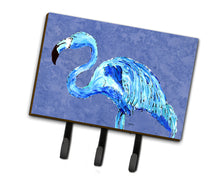 Load image into Gallery viewer, Flamingo On Slate Blue Leash or Key Holder