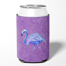 Load image into Gallery viewer, Flamingo on Purple Can or Bottle Beverage Insulator Hugger
