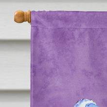 Load image into Gallery viewer, Flamingo on Purple Flag Canvas House Size