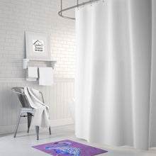 Load image into Gallery viewer, Flamingo on Purple Machine Washable Memory Foam Mat 8874RUG