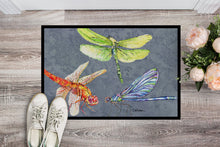 Load image into Gallery viewer, Dragonfly Times Three Doormat - 24x36 Decorative Floor Mat – Indoor/Outdoor Rug