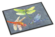 Load image into Gallery viewer, Dragonfly Times Three Doormat - 24x36 Decorative Floor Mat – Indoor/Outdoor Rug