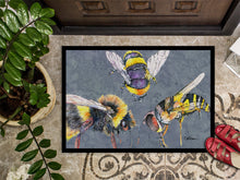 Load image into Gallery viewer, Bee Bees Times Three Doormat - 24x36 Decorative Floor Mat – Indoor/Outdoor Rug