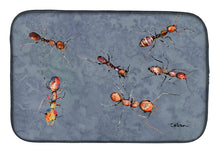 Load image into Gallery viewer, Ants Dish Drying Mat – Absorbent, Artistic Kitchen Essentials 8880DDM
