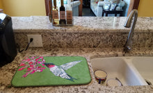 Load image into Gallery viewer, Hummingbird Dish Drying Mat – Absorbent, Artistic Kitchen Essentials 8886DDM