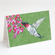 Load image into Gallery viewer, Hummingbird Greeting Cards -  Blank Note Cards – 8-Pack of Artist-Designed Cards with Envelopes