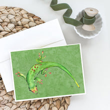 Load image into Gallery viewer, Gecko Greeting Cards -  Blank Note Cards – 8-Pack of Artist-Designed Cards with Envelopes