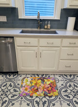 Load image into Gallery viewer, Day Lillies Machine Washable Memory Foam Mat 8892RUG