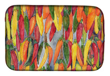 Load image into Gallery viewer, Hot Peppers Dish Drying Mat – Absorbent, Artistic Kitchen Essentials 8893DDM