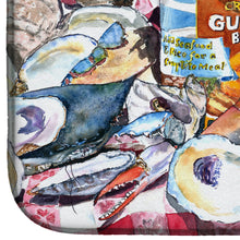 Load image into Gallery viewer, Blue Runner Gumbo Receipe Dish Drying Mat – Absorbent, Artistic Kitchen Essentials 8894DDM