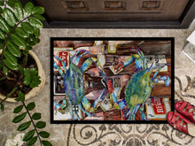 Load image into Gallery viewer, Blue Crabby New Orleans Beer Bottles Doormat - 24x36 Decorative Floor Mat – Indoor/Outdoor Rug