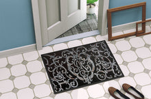 Load image into Gallery viewer, Ironwork Fence Doormat - 24x36 Decorative Floor Mat – Indoor/Outdoor Rug