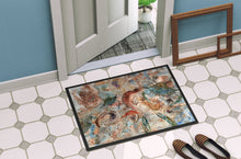 Load image into Gallery viewer, Crabs, Shrimp and Oysters on the loose Doormat - 24x36 Decorative Floor Mat – Indoor/Outdoor Rug