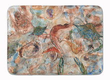 Load image into Gallery viewer, Crabs, Shrimp and Oysters on the loose Machine Washable Memory Foam Mat 8939RUG