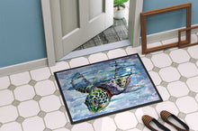 Load image into Gallery viewer, Loggerhead Turtle in a Dive Doormat - 24x36 Decorative Floor Mat – Indoor/Outdoor Rug