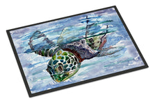 Load image into Gallery viewer, Loggerhead Turtle in a Dive Doormat - 24x36 Decorative Floor Mat – Indoor/Outdoor Rug