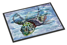 Load image into Gallery viewer, Loggerhead Turtle in a Dive Doormat - 18x27 Decorative Floor Mat – Indoor/Outdoor Rug with Artistic Flair