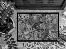 Load image into Gallery viewer, Grey Canvas Abstract Crabs Doormat - 24x36 Decorative Floor Mat – Indoor/Outdoor Rug