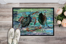 Load image into Gallery viewer, Watery Teal and Purple Crabs Doormat - 24x36 Decorative Floor Mat – Indoor/Outdoor Rug