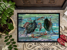 Load image into Gallery viewer, Watery Teal and Purple Crabs Doormat - 24x36 Decorative Floor Mat – Indoor/Outdoor Rug
