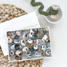 Load image into Gallery viewer, Bunch of Oysters Greeting Cards -  Blank Note Cards – 8-Pack of Artist-Designed Cards with Envelopes