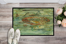 Load image into Gallery viewer, Abstract Red Fish Doormat - 24x36 Decorative Floor Mat – Indoor/Outdoor Rug