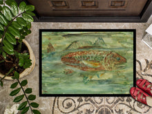 Load image into Gallery viewer, Abstract Red Fish Doormat - 24x36 Decorative Floor Mat – Indoor/Outdoor Rug