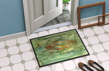 Load image into Gallery viewer, Abstract Red Fish Doormat - 24x36 Decorative Floor Mat – Indoor/Outdoor Rug