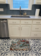 Load image into Gallery viewer, Basket Full of Blue Crabs Machine Washable Memory Foam Mat 8961RUG