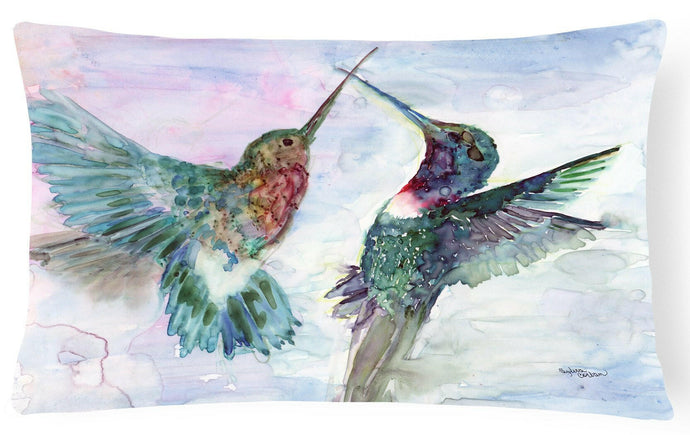 Hummingbird Combat Fabric Decorative Pillow 8968PW1216