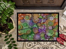 Load image into Gallery viewer, Abstract in Purple Green and Orange Doormat - 24x36 Decorative Floor Mat – Indoor/Outdoor Rug