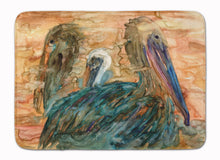 Load image into Gallery viewer, Abstract Pelicans Machine Washable Memory Foam Mat 8977RUG