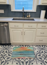 Load image into Gallery viewer, Abstract Rainbow Machine Washable Memory Foam Mat 8979RUG