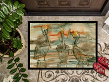 Load image into Gallery viewer, Pelicans on their perch Abstract Doormat - 24x36 Decorative Floor Mat – Indoor/Outdoor Rug