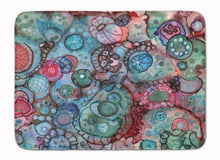 Load image into Gallery viewer, Abstract in Reds and Blues Machine Washable Memory Foam Mat 8982RUG
